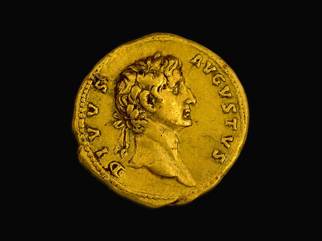 Новости археологии: Золотая монета ауреус на Сионе